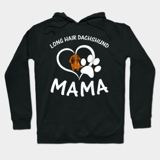 Long Hair Dachshund Mama Hoodie